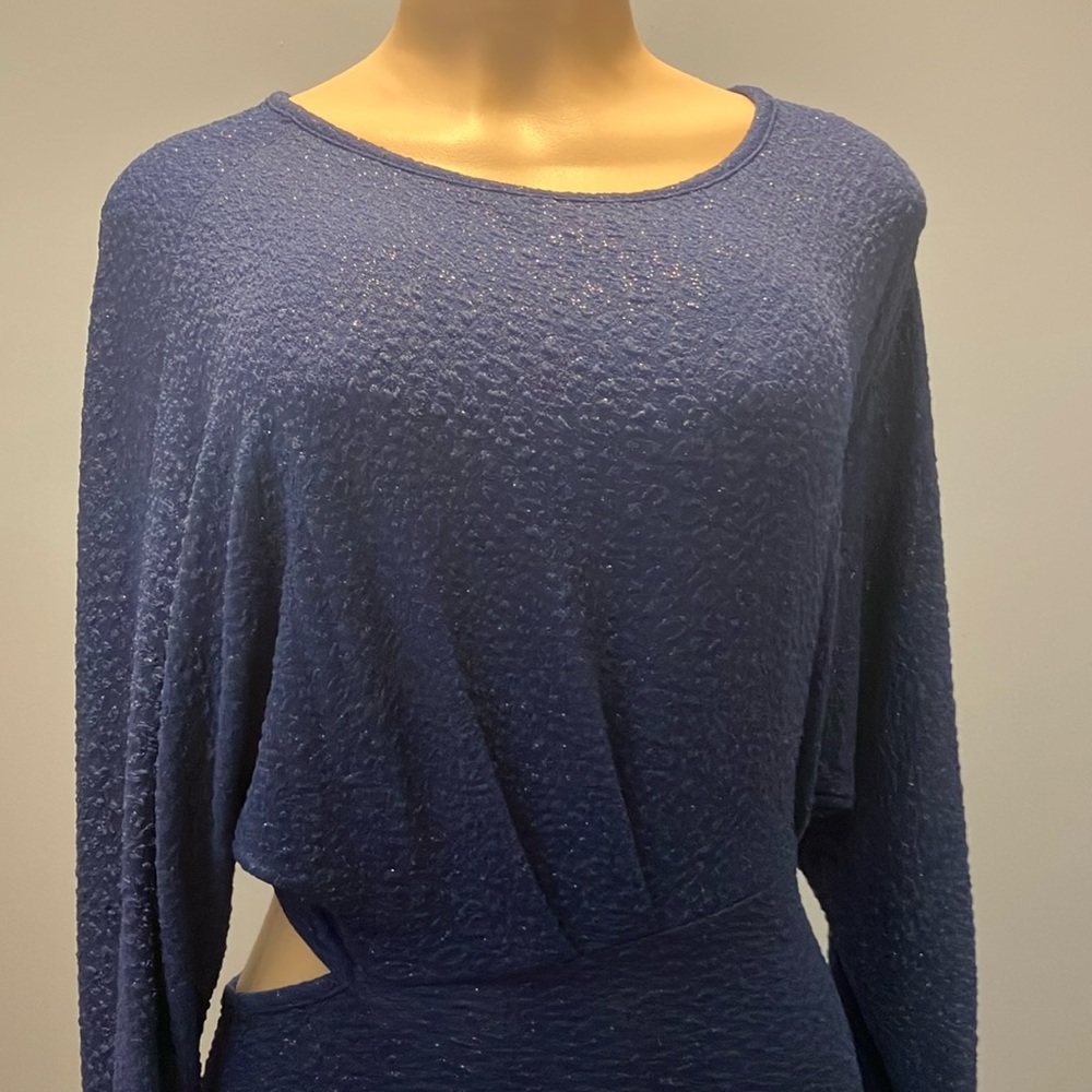 Blue glitter dress